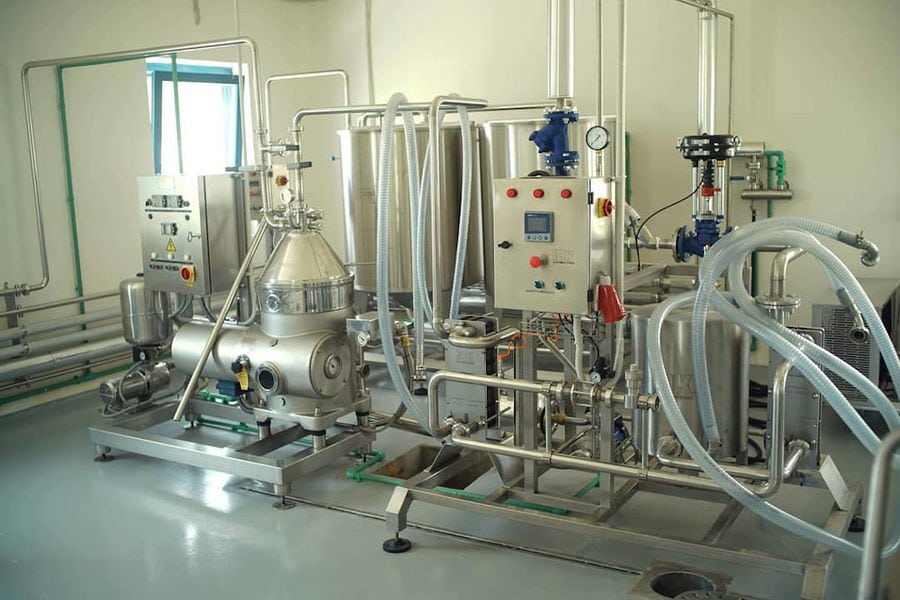 manufactoring dairy equipment at 'Mykonos Farmers'
